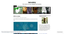 Desktop Screenshot of iamvalery.wordpress.com