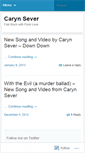 Mobile Screenshot of carynsevermusic.wordpress.com