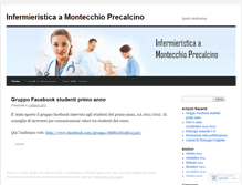 Tablet Screenshot of infermieristicamontecchio.wordpress.com