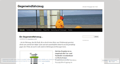 Desktop Screenshot of gegenwindfahrzeug.wordpress.com