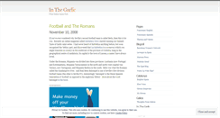 Desktop Screenshot of inthegarlic.wordpress.com