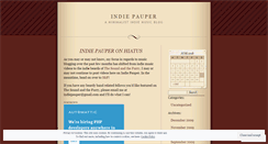 Desktop Screenshot of indiepauper.wordpress.com