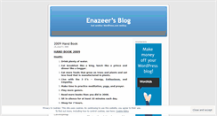 Desktop Screenshot of enazeer.wordpress.com