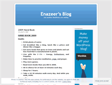 Tablet Screenshot of enazeer.wordpress.com