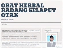 Tablet Screenshot of pengobatanradangotakwebherbal.wordpress.com