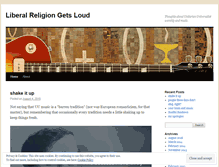 Tablet Screenshot of liberalreligiongetsloud.wordpress.com