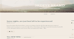 Desktop Screenshot of 3rdeyebrand.wordpress.com