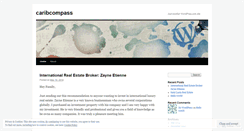 Desktop Screenshot of caribcompass.wordpress.com