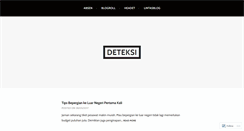 Desktop Screenshot of deteksi.wordpress.com