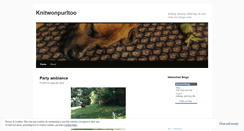 Desktop Screenshot of knitwonpurltoo.wordpress.com