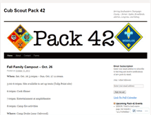 Tablet Screenshot of cubpack42.wordpress.com