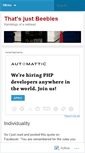 Mobile Screenshot of beebles.wordpress.com
