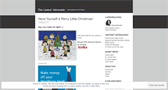 Desktop Screenshot of losersadvocate.wordpress.com