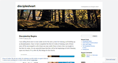 Desktop Screenshot of disciplesheart.wordpress.com