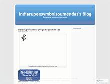 Tablet Screenshot of indiarupeesymbolsoumendas.wordpress.com