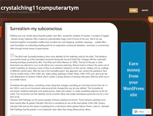 Tablet Screenshot of crystalching11computerartym.wordpress.com