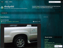 Tablet Screenshot of dbudgetltd.wordpress.com