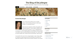 Desktop Screenshot of conniedelavergne.wordpress.com