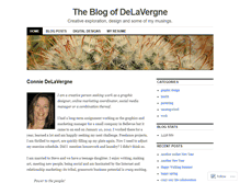 Tablet Screenshot of conniedelavergne.wordpress.com