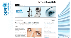 Desktop Screenshot of devieyehospitals.wordpress.com