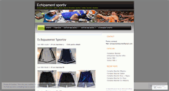 Desktop Screenshot of echipamentsportiv.wordpress.com