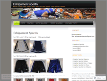 Tablet Screenshot of echipamentsportiv.wordpress.com