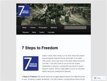 Tablet Screenshot of 7stepstofreedom.wordpress.com