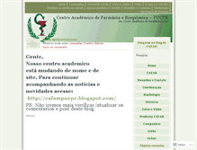 Tablet Screenshot of cafabpuc.wordpress.com