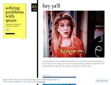 Tablet Screenshot of problemsolved90210.wordpress.com