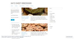 Desktop Screenshot of kayssweetobsessions.wordpress.com