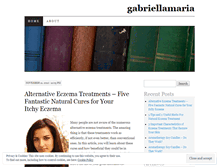 Tablet Screenshot of gabriellamaria.wordpress.com