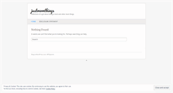 Desktop Screenshot of justmomthings.wordpress.com