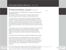 Tablet Screenshot of nuevomultinivel.wordpress.com