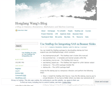 Tablet Screenshot of honglangwang.wordpress.com