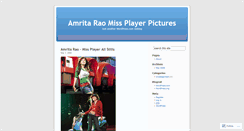 Desktop Screenshot of amritaraolatestpictures.wordpress.com