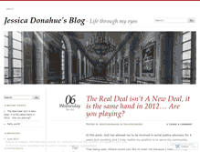 Tablet Screenshot of jessicadonahue.wordpress.com