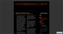 Desktop Screenshot of anonimorologi.wordpress.com