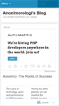 Mobile Screenshot of anonimorologi.wordpress.com
