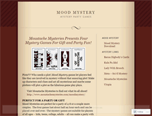 Tablet Screenshot of moodmystery.wordpress.com