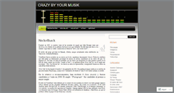 Desktop Screenshot of crazybyourmusik.wordpress.com