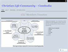Tablet Screenshot of clccambodia.wordpress.com