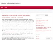 Tablet Screenshot of dynamicsolutionswebdesign.wordpress.com
