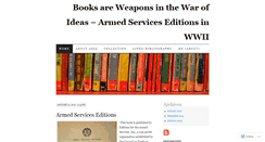 Desktop Screenshot of booksareweapons.wordpress.com