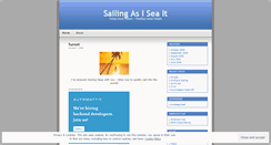 Desktop Screenshot of peterhuston.wordpress.com