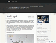 Tablet Screenshot of citygirlcakes.wordpress.com
