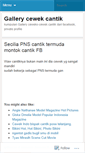 Mobile Screenshot of cewekscewekcantik.wordpress.com