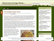 Tablet Screenshot of haggisthesheep.wordpress.com