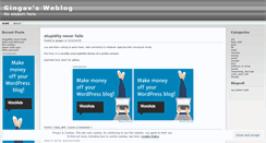 Desktop Screenshot of gingav.wordpress.com