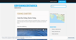 Desktop Screenshot of gofishingcostarica.wordpress.com