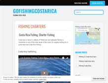 Tablet Screenshot of gofishingcostarica.wordpress.com